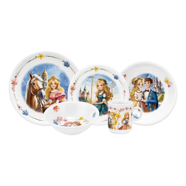 Seltmann Weiden Kindergeschirr Set Compact Prinzessin 5er Set