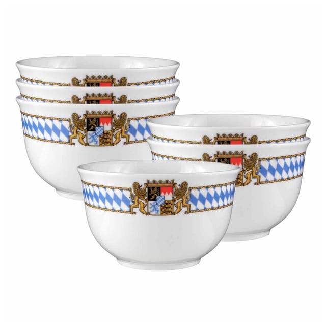 Seltmann Weiden Müslischalen Compact Bayern ø 12,7 cm 6er Set