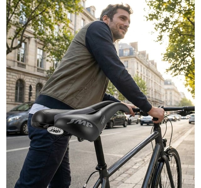 Trekking-Fahrradsattel TRK Medium