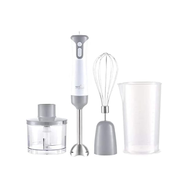 MIXXXO TRIO Stabmixer, 400 W, mit Zerkleinerer und Schneebesen