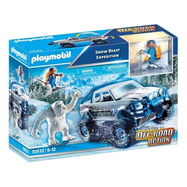 Playmobil Snow Expedition mit Yeti und Skifahrer
