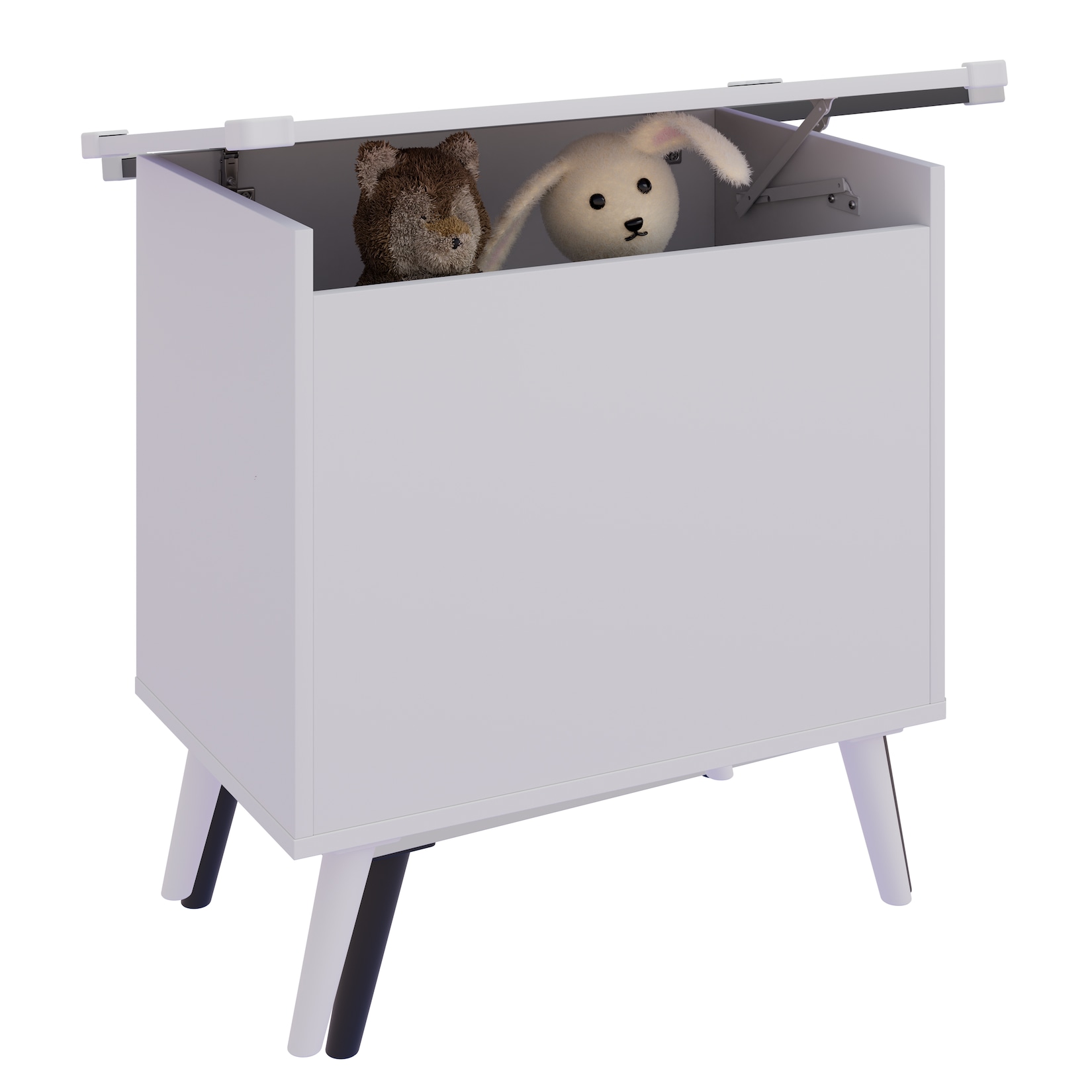 VCM Holztruhe Maße ca. H. 65 x B. 68 x T. 39 cm Kiste für alle Wohnräume Aufbewahrungsbox Kiste - Bosula L