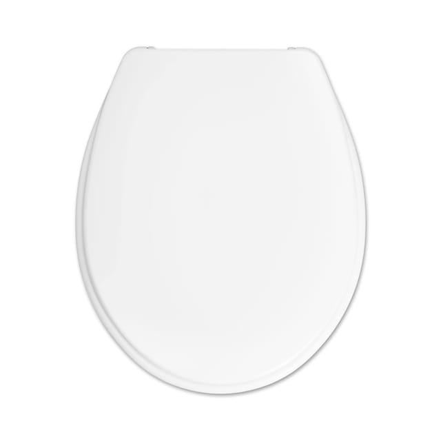 Hamberger WC-Sitz Toilettensitz Kunststoff mit Deckel weiß - 522360