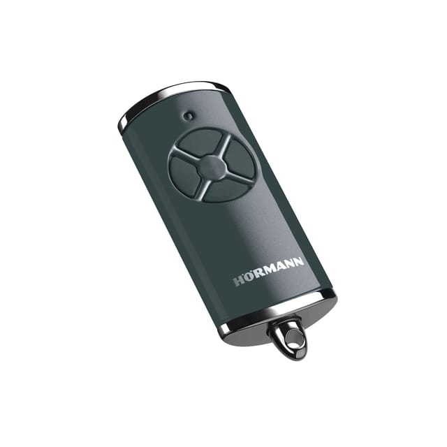 H?rmann Handsender HSE4 868-BS Hochglanz Chrom Anthrazitgrau Fernbedienung