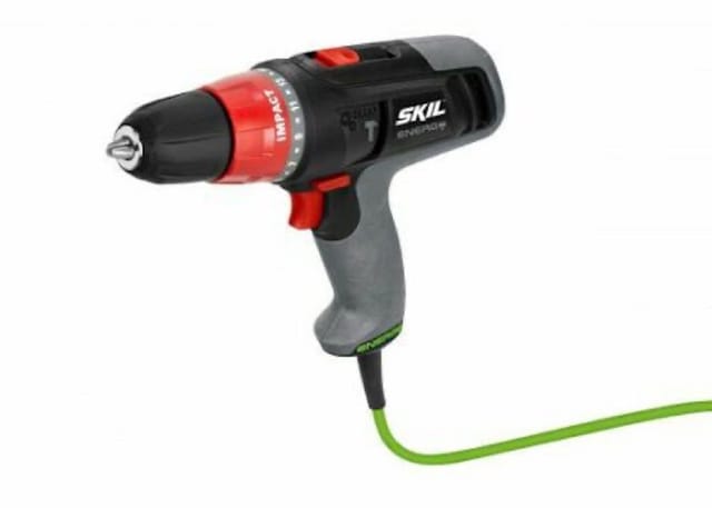 Skil Schlagbohrer 6225 AA Schlagbohrmaschine 0,9A, Bohrmaschine für Holz Metall
