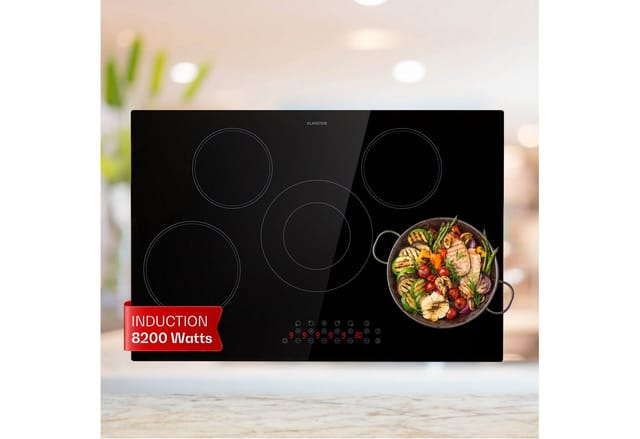 Virtuosa 5 Einbaukochfeld 5 Zonen 8200W Glaskeramik Schwarz