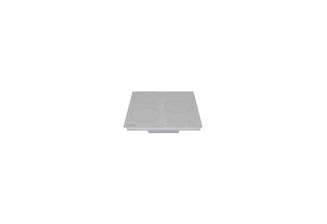 Delicatessa Induktionskochfeld 45 cm 6600 W 3 Kochfelder Slider-Control Boost Weiß