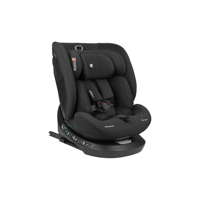 Kikkaboo i-Size Kindersitz i-Hike (40-150 cm) Isofix, 360° drehbar, verstellbar schwarz