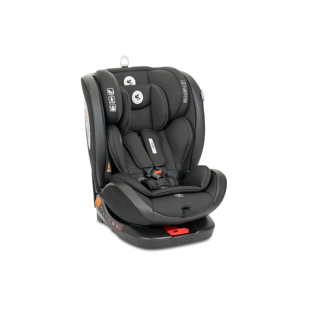 Lorelli Kindersitz Ares i-Size (40-150cm) Isofix, verstellbar, Sitz 360° drehbar dunkelgrau