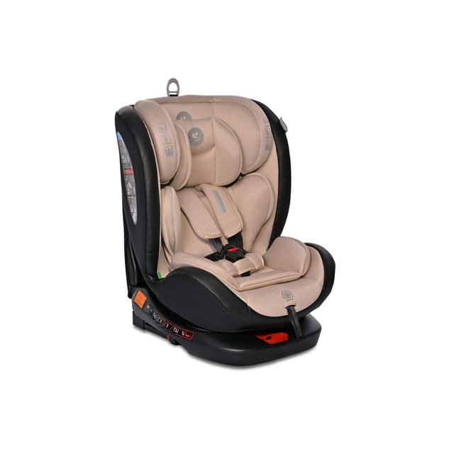 Lorelli Kindersitz Ares i-Size (40-150cm) Isofix, verstellbar, Sitz 360° drehbar beige