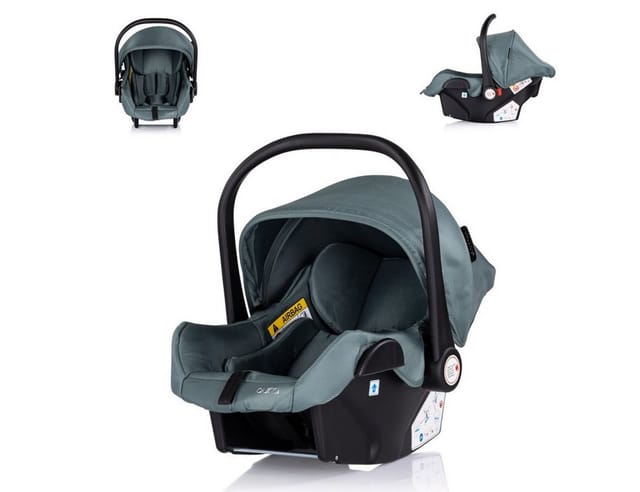 Chipolino Babyschale i-Size Aura (40-85cm) Gruppe 0+, Griff verstellbar, Gurt tuerkis
