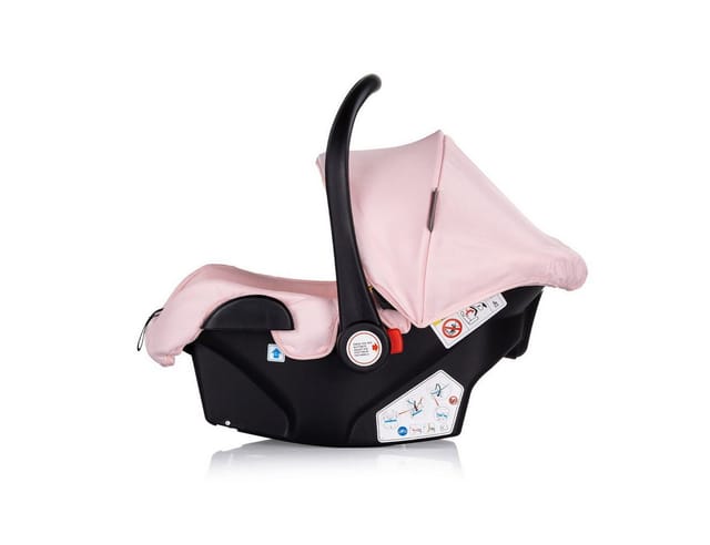 Chipolino Babyschale i-Size Aura (40-85cm) Gruppe 0+, Griff verstellbar, Gurt pink