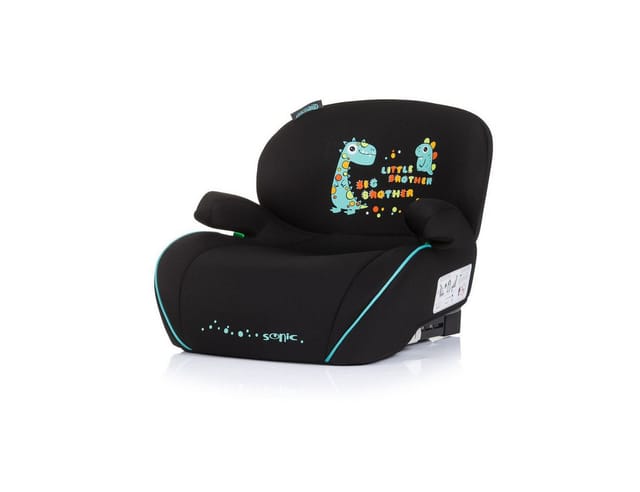 Chipolino Kindersitz, Sitzerhöhung Sonic Isofix, i-Size, 125-150 cm, Armlehne türkis