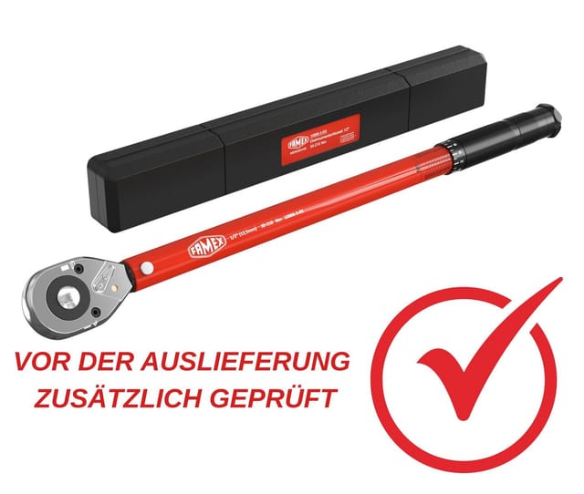 FAMEX 10914 Drehmomentschlüssel 1/2", Radwechsel-Satz mit Gelenkschlüssel