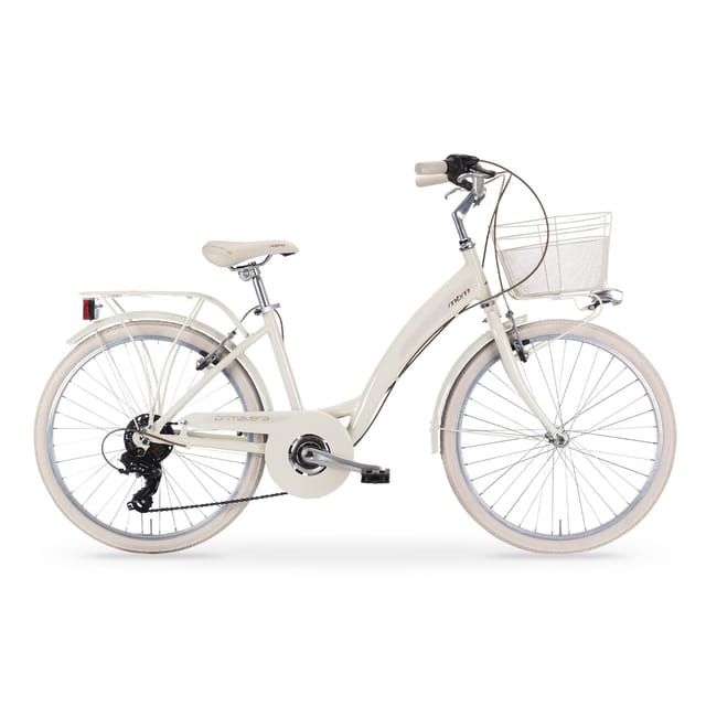 MBM Mädchenfahrrad Primavera 24 Zoll, creme