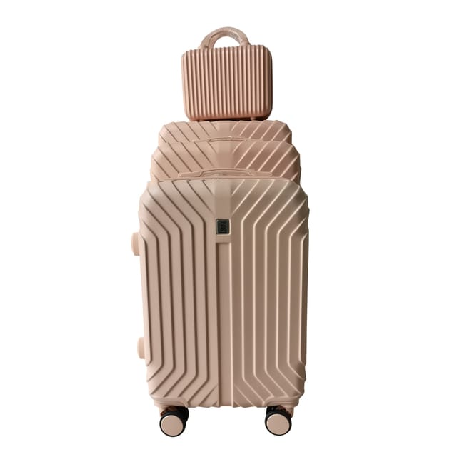 NTK-Collection Hartschalenkoffer 4er-Set Mabell Rosa