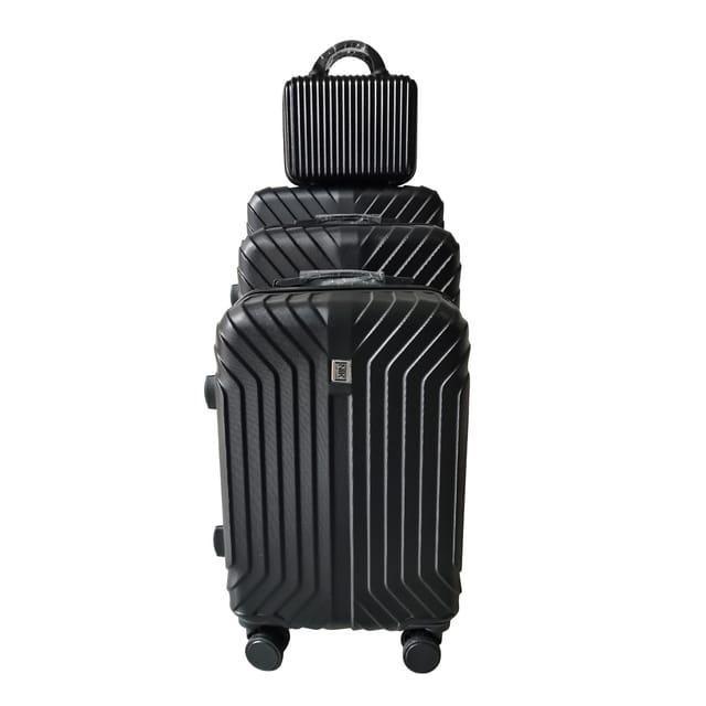 NTK-Collection Hartschalenkoffer 4er-Set Mabell Schwarz