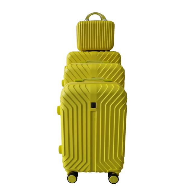 NTK-Collection Hartschalenkoffer 4er-Set Mabell Gelb
