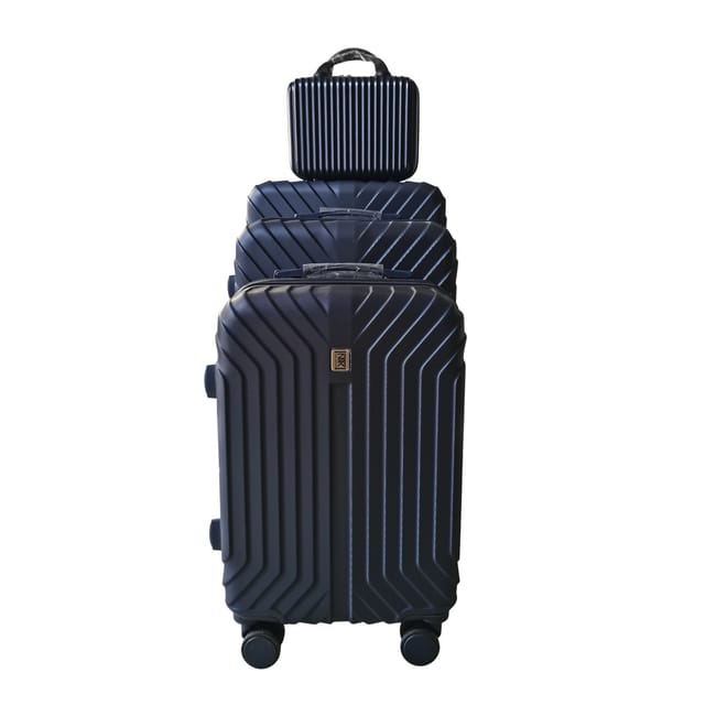 NTK-Collection Hartschalenkoffer 4er-Set Mabell Blau