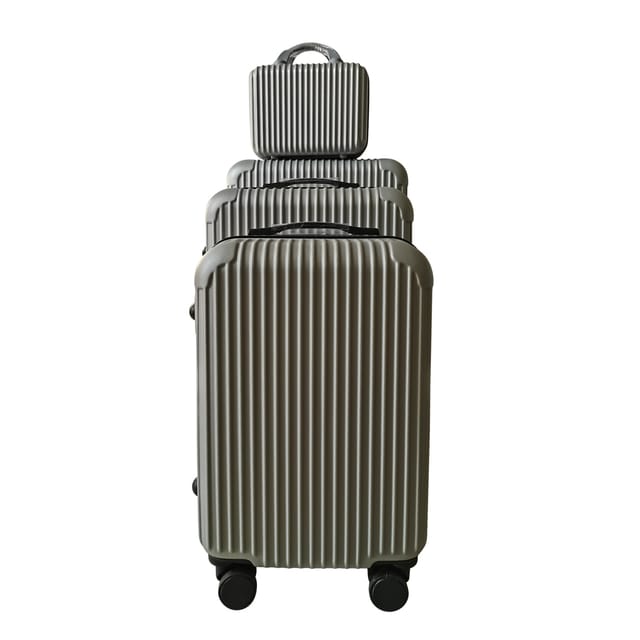 NTK-Collection Hartschalenkoffer 4er-Set Frenzi Silber