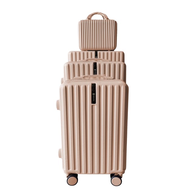 NTK-Collection Hartschalenkoffer 4er-Set Leandra Rosa