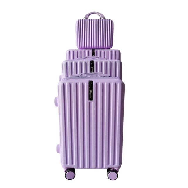 NTK-Collection Hartschalenkoffer 4er-Set Leandra Lila
