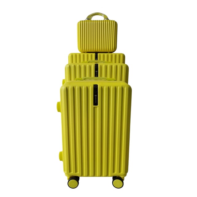NTK-Collection Hartschalenkoffer 4er-Set Leandra Gelb