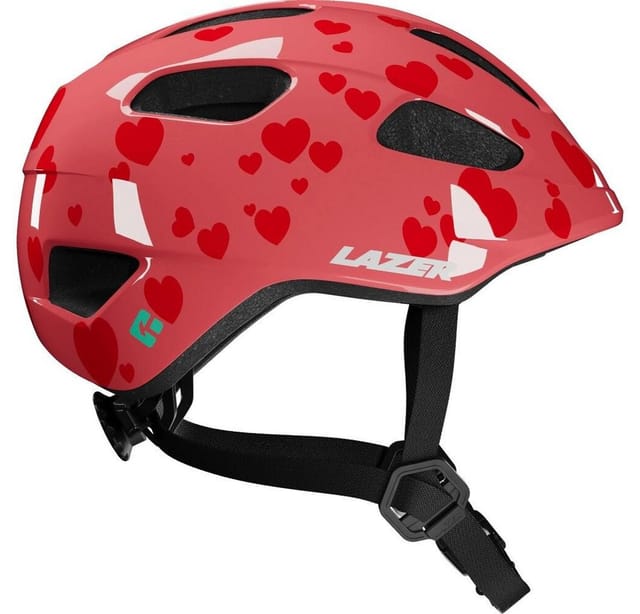 LAZER Kinder-Fahrradhelm Nutz 2.0 KinetiCore, Little Hearts