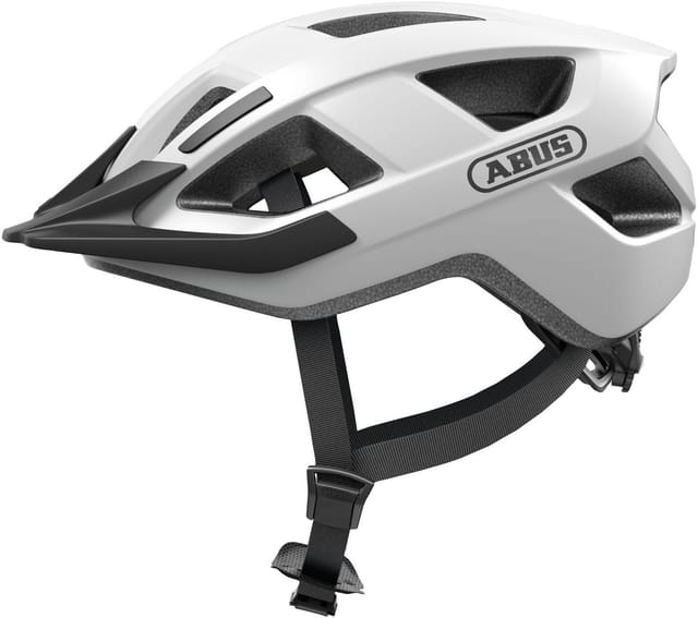 ABUS City-Fahrradhelm Aduro 3.0 LED, polar white
