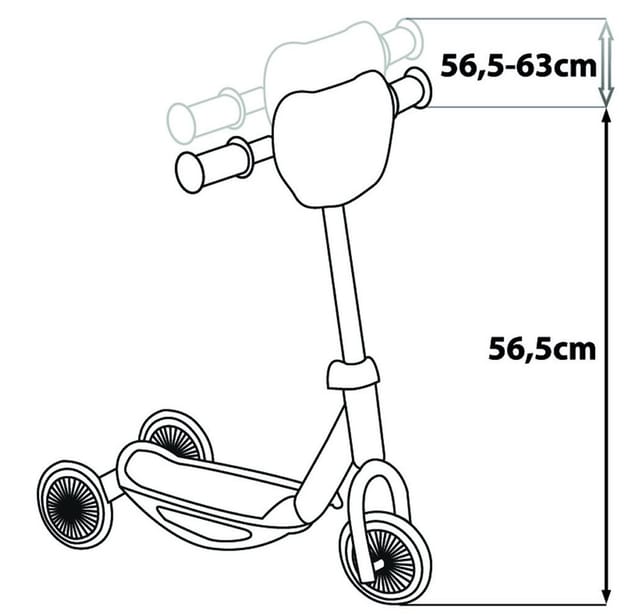 3-Rad Kinderroller – Design für Mädchen & sicheres Fahren