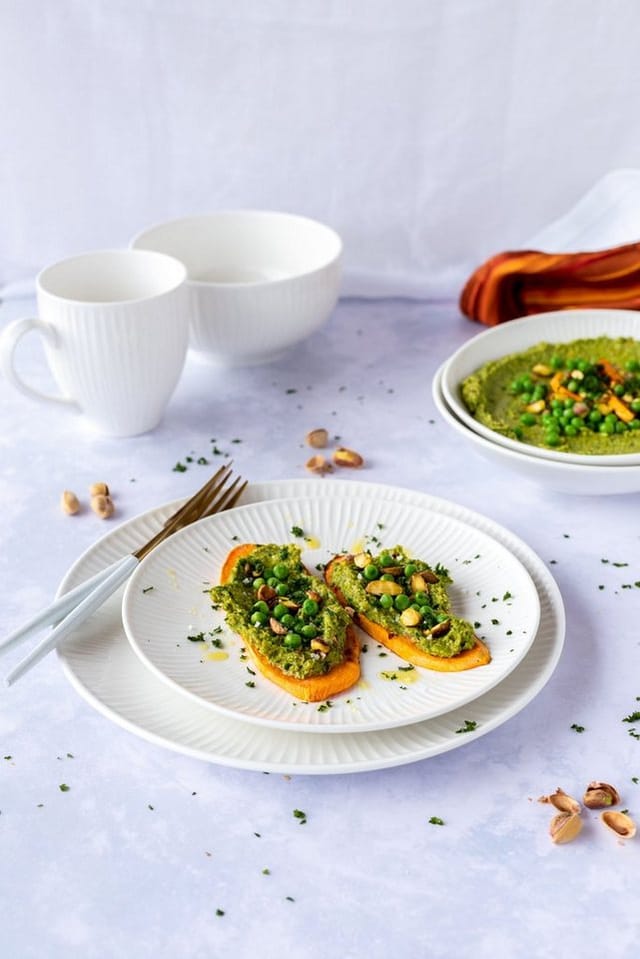 Mäser Frühstücksset, Porzellan Dalia Weiß