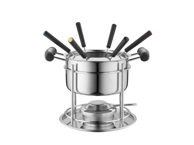 Mäser Fondueset, Edelstahl - Silber