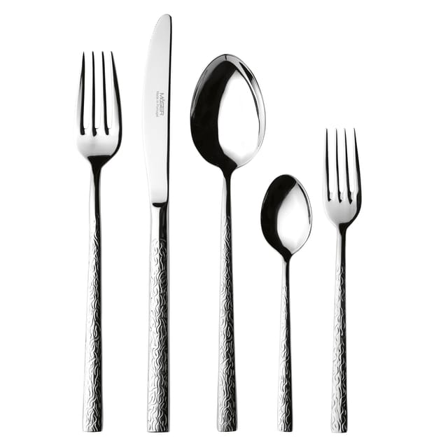 Mäser Besteck-Set, Edelstahl Ivy Silber