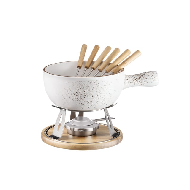 Mäser Käsefondue Set, Steinzeug Pintar Creme