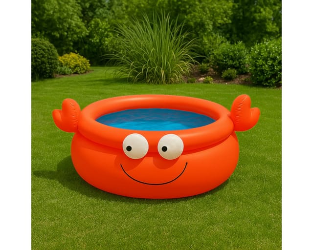 Happy People - Quick-Up Pool - Krabbe (175x62cm) Planschbecken Kinderpool