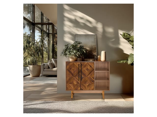 hjh LIVING Kommode SANTJAGO WOOD L Holz