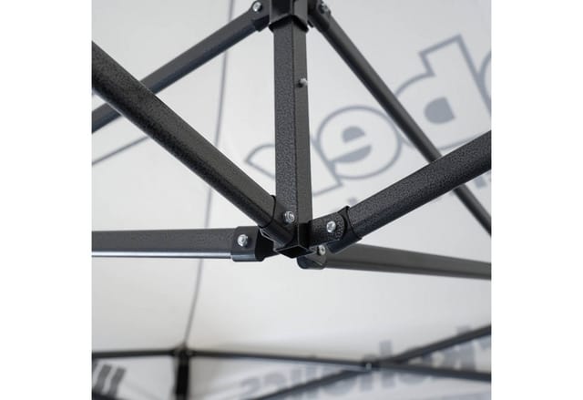 Weber #Werkeholics Easy-Up Zelt 3 x 3 m inkl. 3 Seitenwände grau