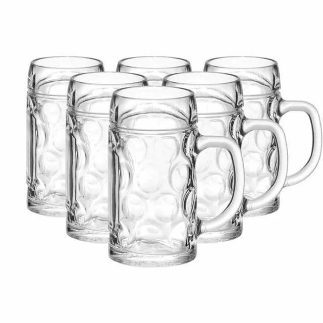 Van Well Bierkrüge geeicht München 0,5 Liter 6er Set