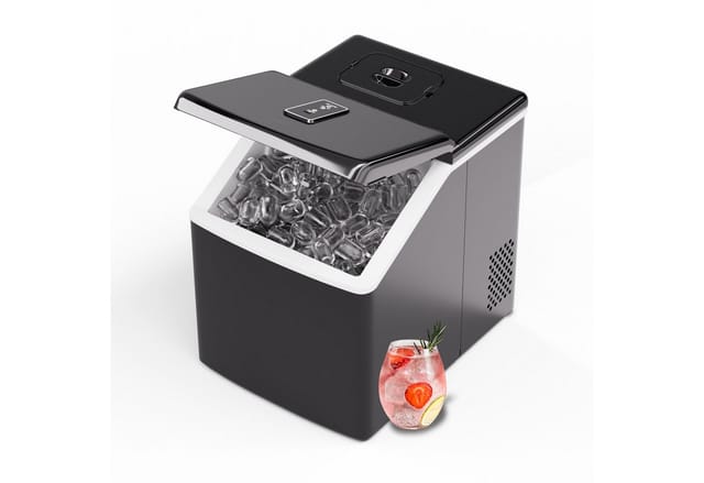 Clearcube Eiswürfelmaschine Klareis 13kg/24h Schwarz