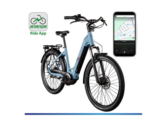 Zündapp X800 E Bike pastellblau