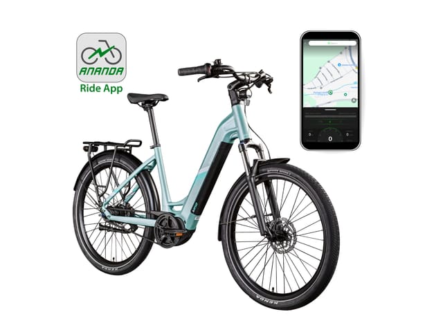 Zündapp X850 Trekking E Bike seeblau