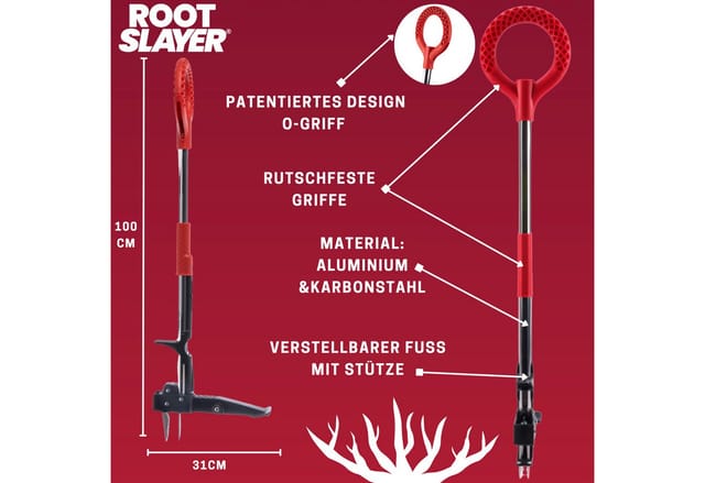 Root Slayer® Radius Garden Wurzelspaten + Unkrautentferner Root Slayer Set