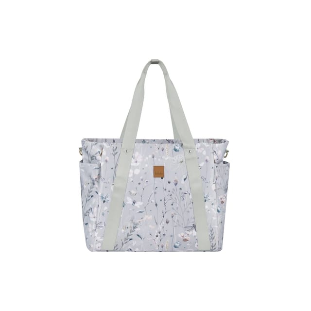 Kikkaboo Wickeltasche Florence Wickelunterlage, Reißverschluss, Flaschentaschen grau