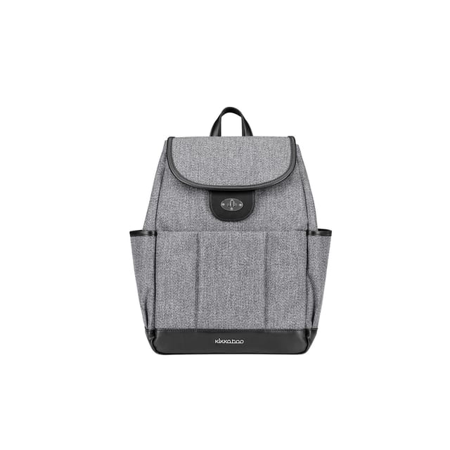 Kikkaboo Wickeltasche Morice Rucksack Magnetknöpfe, Drehverschluss, verstellbar grau