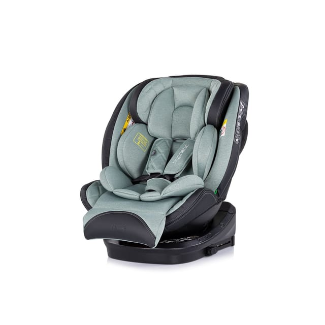 Chipolino Kindersitz Hypnotic i-Size (40-150cm) Isofix, Top Tether, Kopfstütze grün