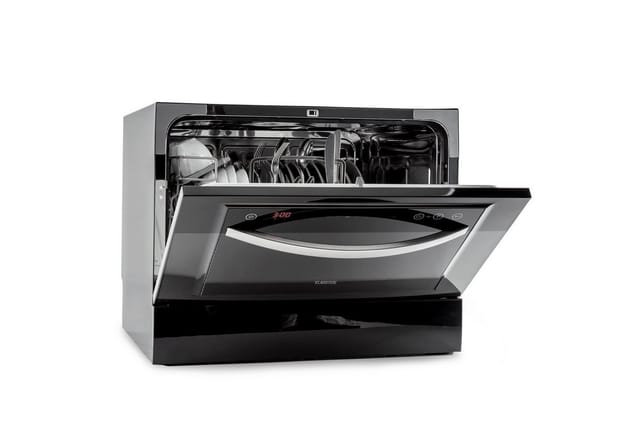 Havasia UV 6 Luminance Geschirrspüler UV Glasfront freistehend 1380W Schwarz
