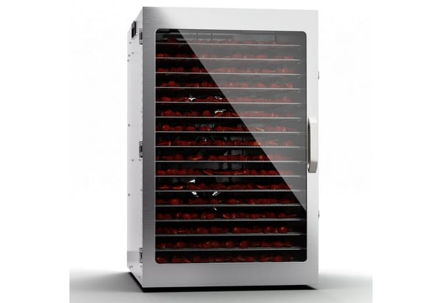 Captain Jerky 200 Dörrautomat 2000W 30-90 °C 24h-Timer Edelstahl