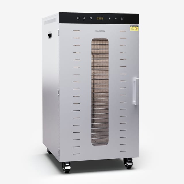 MasterJerky 350 Dörrautomat mit 2.000 W Temperaturbereich von 30 - 90 °C mit 24h-Timer Edelstahl