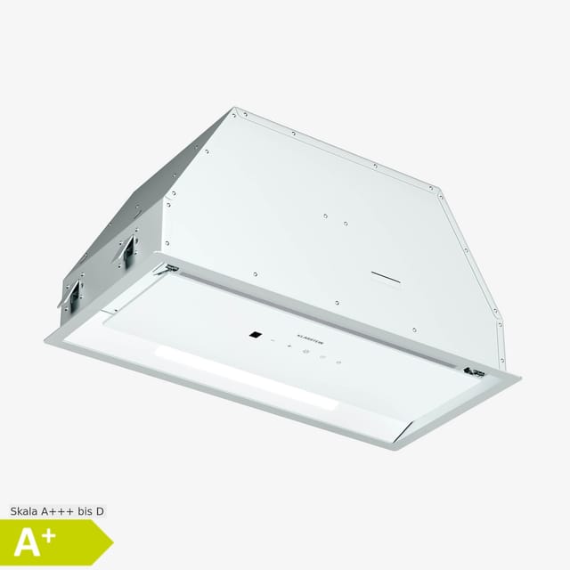 Ventimate Dunstabzugshaube Touch Control Abluft/Umluft EEK A+ 3 Stufen LED leise Weiß