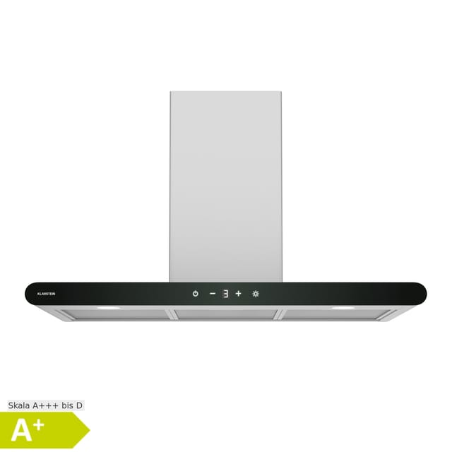 CurveVent Dunstabzugshaube 700 m³/h Touch LED 110 W EEK A+